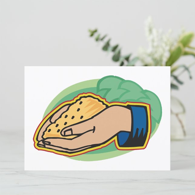 Segurando Convites De Milho (Criador carregado)