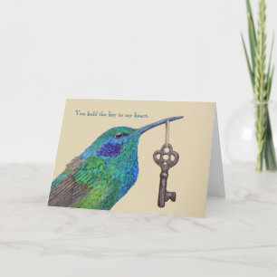 Segure a chave do meu cartão de coração.