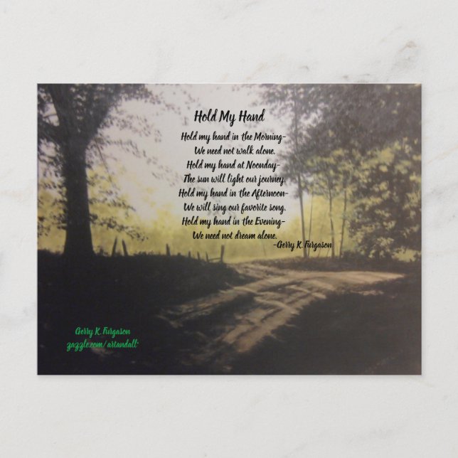 SEGURE MEU CARTÃO POSTAL (Frente)