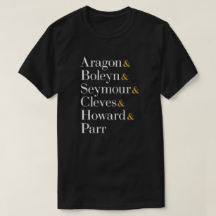 Seis as rainhas musicais - Camiseta de nomes de Am