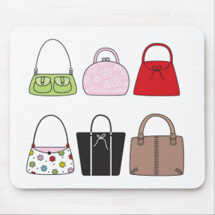 Seis bolsas pequenas Mousepad