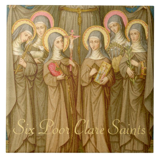 Seis Santos Pobres Clare (Frente)