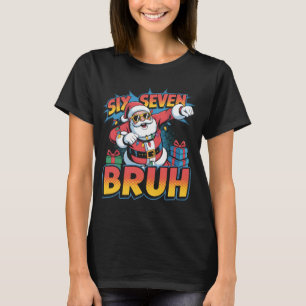 Seis Sete Bruh Camisa Divertida de Natal   Camisa 