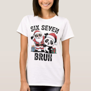 Seis Sete Bruh Camisa Divertida de Natal   Papai N