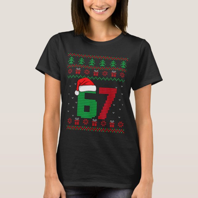 Seis Sete Natal 6 7 Suéter de Natal Feio  (Frente)