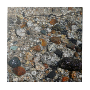 Seixos de Granito no Lago Tenaya em Yosemite
