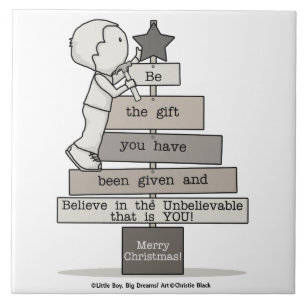 Seja a árvore de Natal do presente