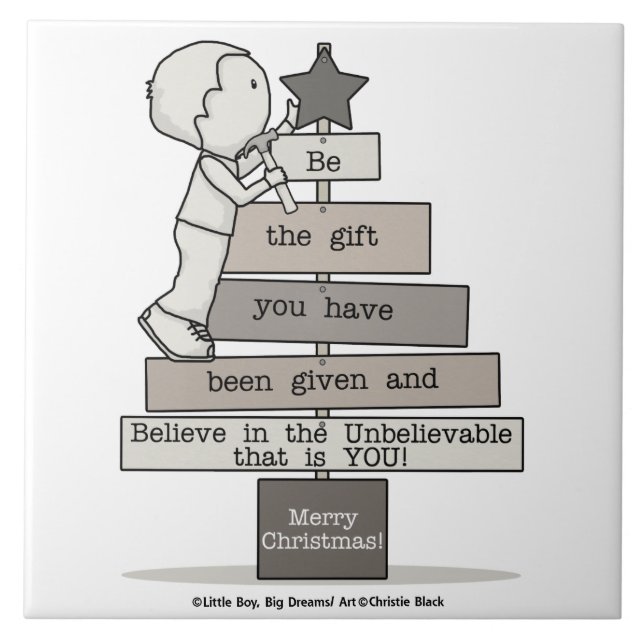 Seja a árvore de Natal do presente (Frente)