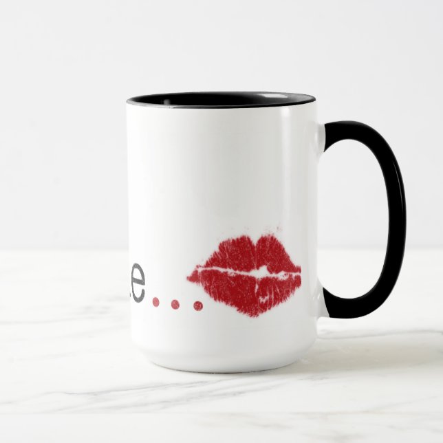 Seja a caneca dos namorados do batom da mina (Direita)
