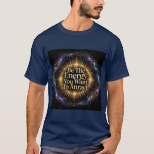 Seja a Energia que Você Quer Atrair Camiseta Motiv