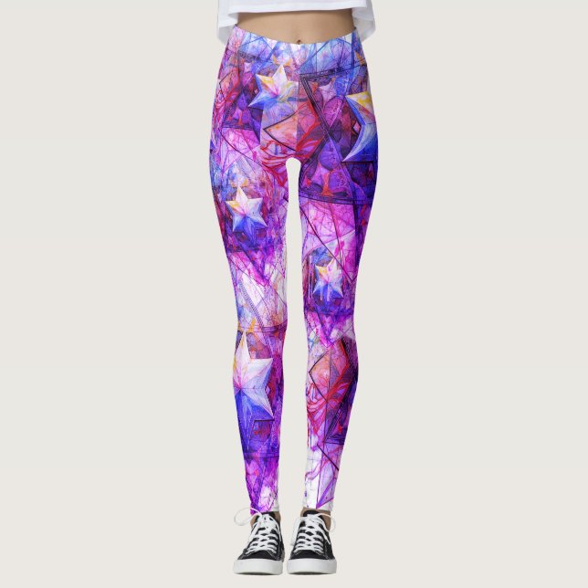 Seja a Estrela Com Estes Leggings Personalizados (Frente)