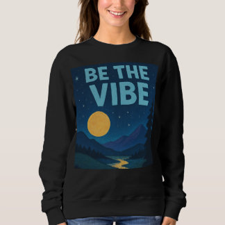 “Seja a Vibração” Camisa Noturna de Crayon Retro