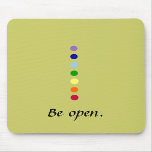 Seja aberto = Mousepad Chakra