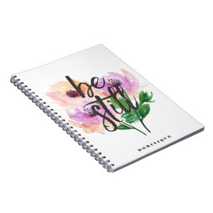 Seja ainda caderno personalizado flores da