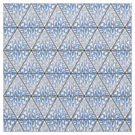 Seja amável fazem a mudança - tecido do activismo