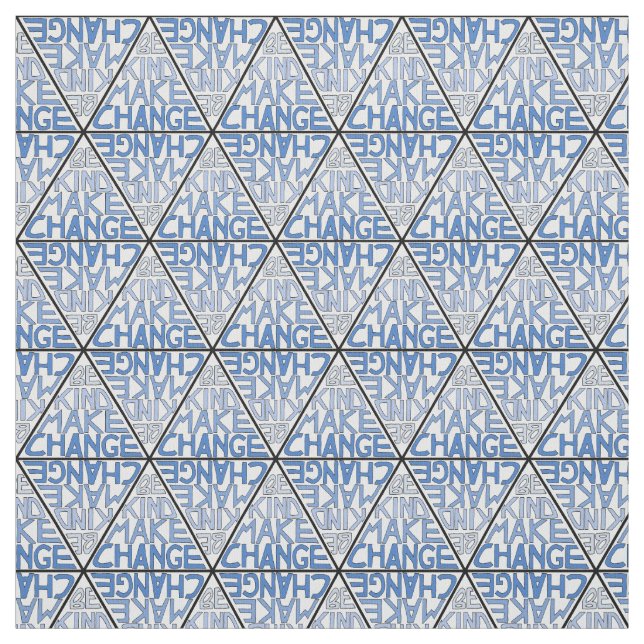 Seja amável fazem a mudança - tecido do activismo (Modelo)