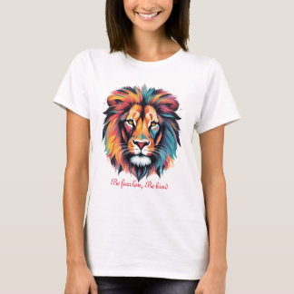 Seja amedrontada, seja gentil - Camisa de T Básica