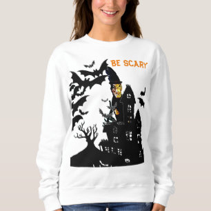 Seja Assustador, Camiseta de Bruxas do Halloween