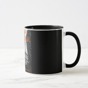 Seja corajoso. Caneca de café
