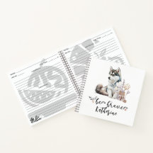 Seja Corajoso Filhote Husky Personalizado