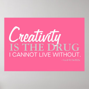 Seja criativo - Inspiração Poster