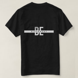 Seja Diferente | Camiseta T-Shirt de Tipografia Mo
