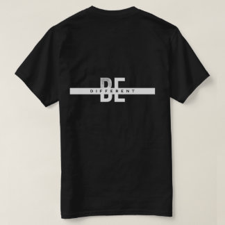 Seja Diferente | Camiseta T-Shirt de Tipografia Mo