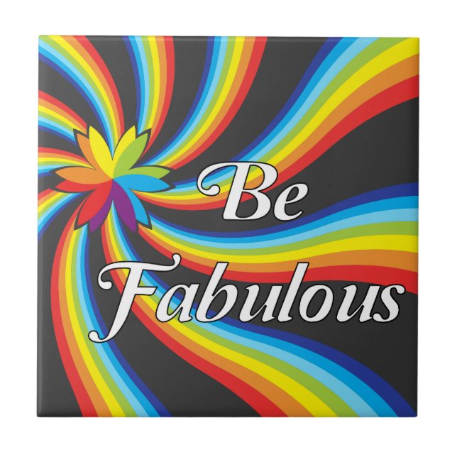Seja fabuloso! (Frente)