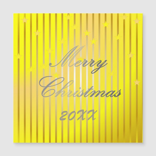 Seja Feliz e brilhante Cartão Magnético Brilho (Frente)