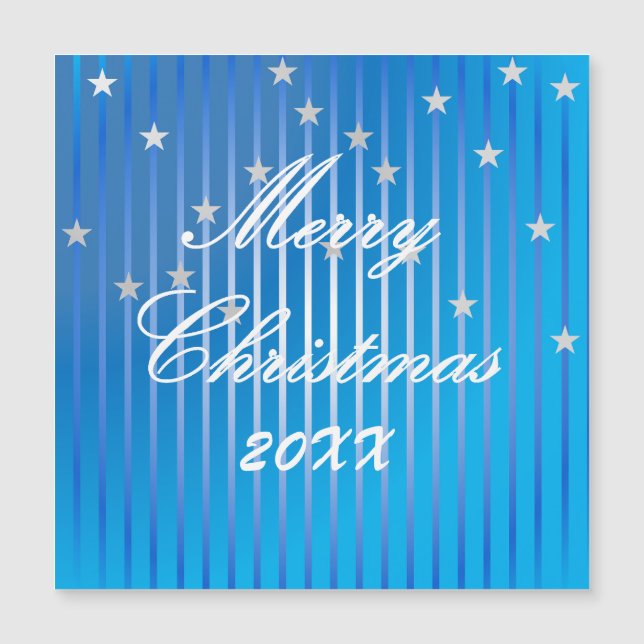 Seja Feliz e brilhante Cartão Magnético Brilho (Frente)