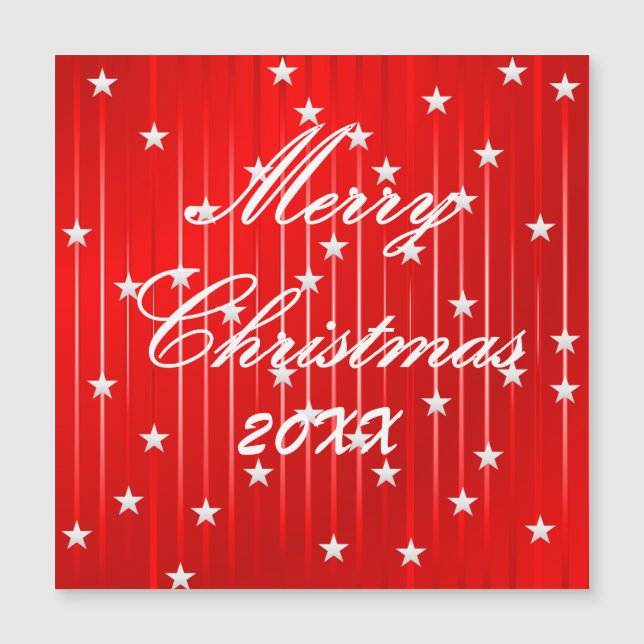 Seja Feliz e brilhante Cartão Magnético Brilho (Frente)