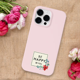 Seja Feliz Floral Delicado Pappy Blopy Arte Rosa