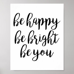 Seja feliz, seja gentil, você cite Poster