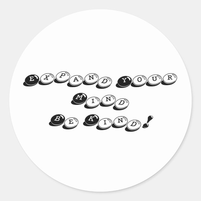 Seja gentil com adesivos (Frente)