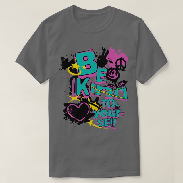 Seja gentil com seu estilo de polo de arte na rua (Frente do Design)