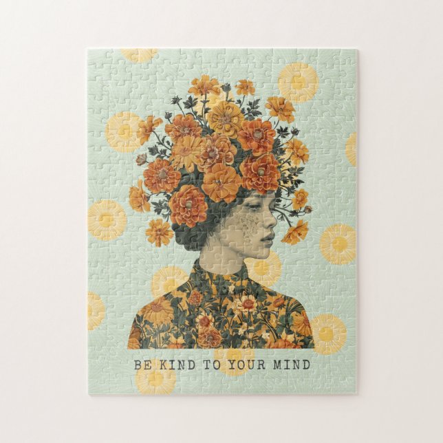 Seja gentil com sua Quebra-cabeça de mente (Vertical)