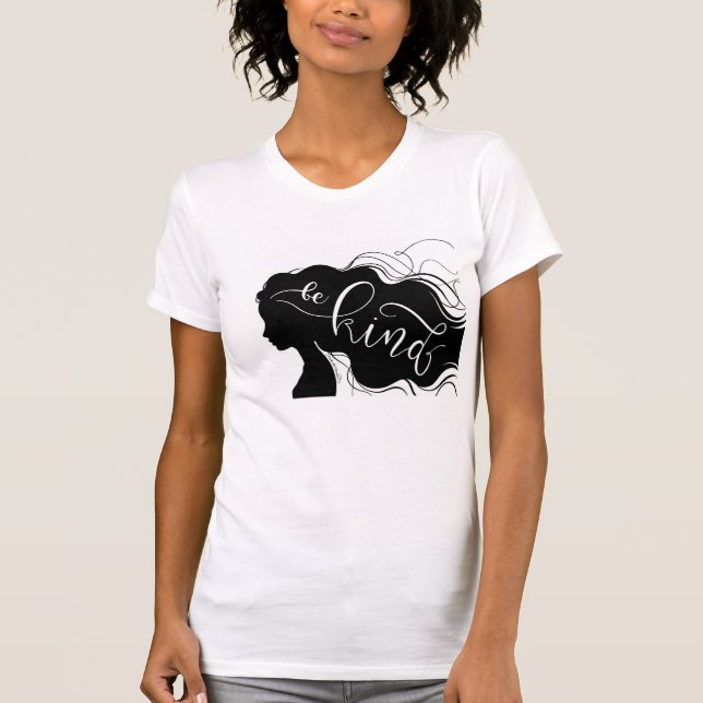 Seja gentil - design de camisa (Frente)