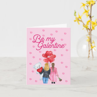 Seja meu cartão de dia da Galentine