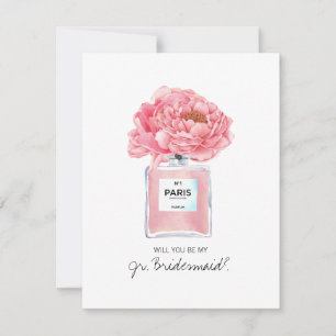 Seja Meu Jr. Bridesmaid Pink Peonies e Perfume Car