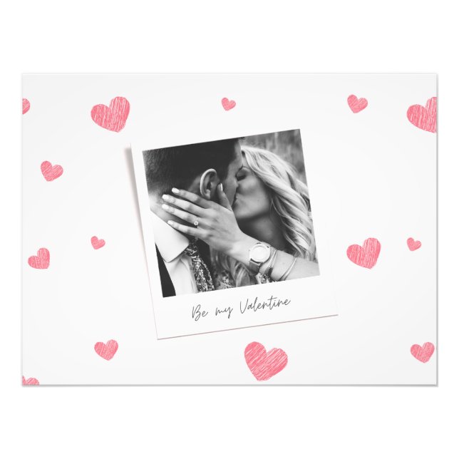 Seja meu Namorados | Foto personalizada | Coração  (Frente)