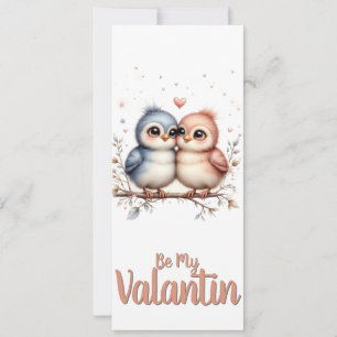 Seja Meu Valentin – Arte de Pássaros de Amor no Di