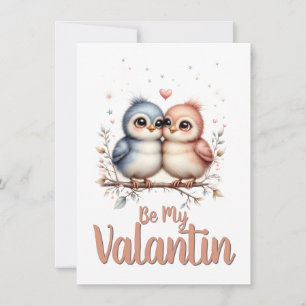 Seja Meu Valentin – Lindos Pássaros de Amor Arte d