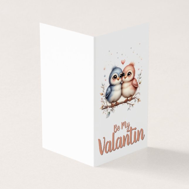 Seja Meu Valentin – Lindos Pássaros de Amor Arte d (Exterior)