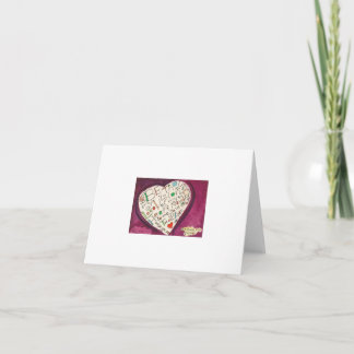 Seja mil meu cartão de nota da visão