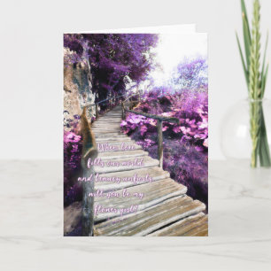 seja minha menina de flores convite de caminho de 