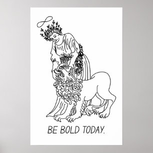 Seja Negrito hoje - Poster motivacional