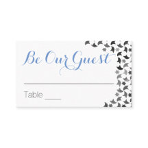 Seja nosso convidado | Cartões de nome e dicas de 