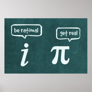 Seja Racional! - Poster de matemática
