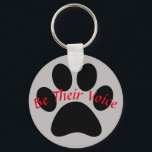 Seja seu Chaveiro de voz<br><div class="desc">Os animais não podem pedir ajuda,  temos de a exigir. Seja a voz deles</div>