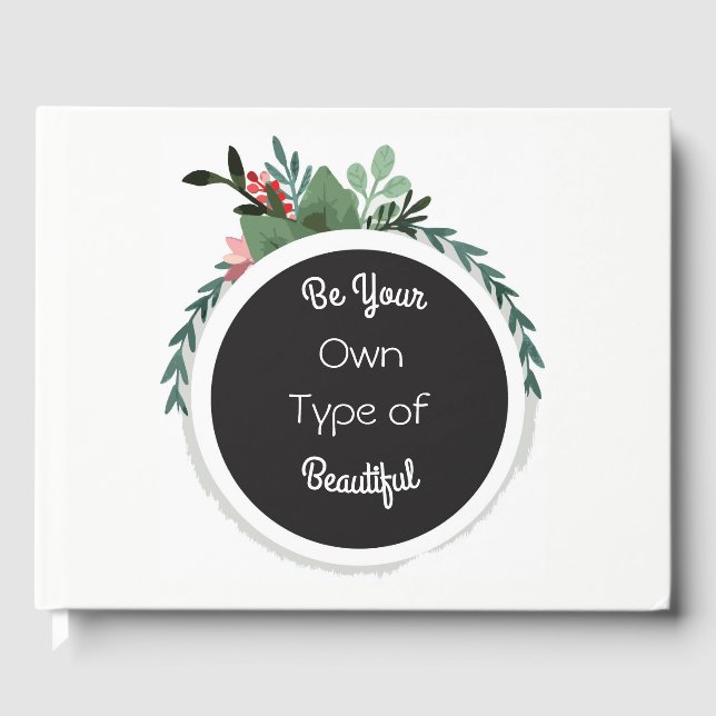 Seja seu próprio tipo de livro de endereços bonito (Frente)